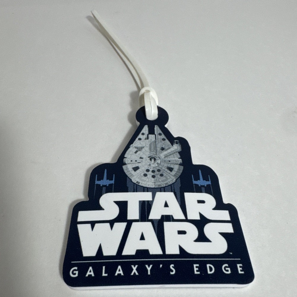 STAR WARS - "GALAXY'S EDGE" - LUGGAGE BAG TAG - DISNEYLAND - DISNEY WORLD  RARE!